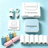 Mini Wireless Thermal Photo Printer With 12 Paper Rolls 7