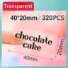 Niimbot B1 B21 Transparent Thermal Label Stickers 7