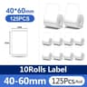Niimbot Waterproof White Thermal Label Rolls 14