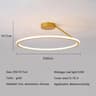 Modern Dimmable LED Ring Ceiling Chandelier 13