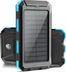 38800mAh Waterproof Solar Power Bank Dual USB Outdoor Mobile Charger For Camping  Travel 12
