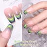 Cat Eye Magnetic Gel Polish Black Glass Shine For Winter Nail Art 22
