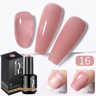 BORN PRETTY Milky Pink Rubber Base Gel LongLasting Semi Permanent UV LED Nail Polish 13