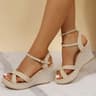 AquaRise Women Wedge Waterproof Platform Sandals 7