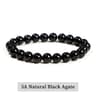 Natural Stone Bead Bracelet With Amethyst Tiger Eye And Crystal Quartz 5