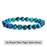 Natural Stone Bead Bracelet With Amethyst Tiger Eye And Crystal Quartz 15