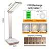 LED Desk Lamp USB Rechargeable Foldable Light With 3 Dimming Levels And Touch Control For Eye Prote 8