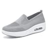 Lightweight Air Platform Slip On Sneakers For Women Casual Comfort Walking Shoes With Wedge Heel 8