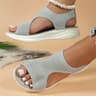 Summer Comfort Platform Sport Sandals For Women With Wedge Sole And Casual Roman Design 8