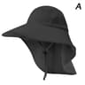 Wide Brim Sun Hat With Neck Flap And Adjustable Fit For Outdoor UV Protection 7