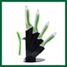 Ceramic Kitchen Knife Set With 3 4 5 6 Inch Blades Peeler And Holder For Slicing And Food Prep 16