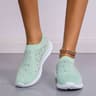 Crystal Mesh Slip On Sneakers For Women With Soft Sole And Breathable Design 10