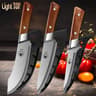 Japanese Style Butcher Knife For Meat Fish And Vegetable Cutting With Multifunction Chef Design 11