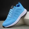 Womens Breathable Knit Sneakers Lightweight Casual Lace Up Walking Shoes For Outdoor Daily Comfort 6