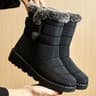 Womens Waterproof Fur Lined Winter Boots 2024 Ankle Snow Shoes With Low Heel For Cold Weather Comfo 6
