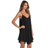 Loose Fit Solid Color Chiffon Sling Dress For Women 7