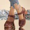 Closed Toe Hollow Out Plus Size Sandals With Heel 2025 8