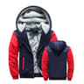Mens Winter Fleece Hooded Jacket Warm Thick Zipper Coat 10