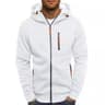 Mens Slim Fit Zipper Hooded Sweatshirt Lightweight Casual Sports Jacket 9