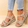Women Soft Slip On Open Toe Casual Sandals Comfortable Walking Summer Footwear 6