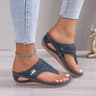 Womens Orthopedic Wedge Sandals Lightweight Soft Platform Flip Flops 7