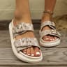 Women Thick Soled Metal Buckle EVA Sandals Flat Designer Slippers For Indoor  Outdoor 6