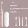 Rechargeable Sonic Electric Toothbrush With 4 Replacement Heads 5 Modes 3 Intensities And Smart 2 M 9