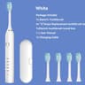 Rechargeable Sonic Electric Toothbrush With 4 Replacement Heads 5 Modes 3 Intensities And Smart 2 M 7
