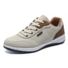 YRZL Men Leather Waterproof Walking Sneakers Comfortable Non Slip Leisure Shoes 6