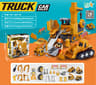 Kids Engineering Vehicle Electric Drill Tool Set For Boys Nut Building Gift 7