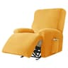 Stretch Recliner Sofa Cover One Seater Armchair Slipcover With Elastic Jacquard Fabric 27