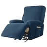 Stretch Recliner Sofa Cover One Seater Armchair Slipcover With Elastic Jacquard Fabric 23