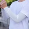 Ice Silk UV Protection Arm Sleeves For Men Loose Sunscreen Gloves 8