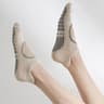 Women Hollow Out Pilates Socks With Silicone AntiSlip Grip For Yoga And Fitness 7