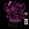 3D Illusion Stitch Night Light Remote Control Smart Touch LED Lamp 9