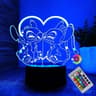 3D Illusion Stitch Night Light Remote Control Smart Touch LED Lamp 11