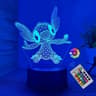 3D Illusion Stitch Night Light Remote Control Smart Touch LED Lamp 13