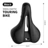 West Biking MTB Bike Bicycle Saddle Rail Hollow Breathable Absorption Rainproof Comfortable Sponge  9