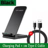 40W Fast Wireless Charging Stand For Samsung IPhone Xiaomi 9