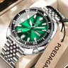 Poedagar Business Men Watch Waterproof Luminous Date Week 9