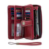 Rfid Anti Theft Oil Wax Leather Long Wallet Clutch 8