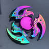 Metal Rainbow Gradient Fidget Spinner With Silent Bearing 3