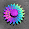 Metal Rainbow Gradient Fidget Spinner With Silent Bearing 21