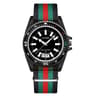 Men Nylon Strap Calendar Watch Quartz Night Light 9