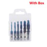 Hex Shank Titanium Plated Metric Tap Drill Bits M3 To M10 Set 29