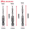 Hex Shank Titanium Plated Metric Tap Drill Bits M3 To M10 Set 22