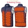 9 Zone Heated Vest USB Powered Graphene Jacket For Men And Women 5
