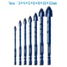 Four Edge Serrated Drill Bit Set For Tile Glass Concrete 16