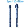 Four Edge Serrated Drill Bit Set For Tile Glass Concrete 8