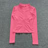 Women Sport Jacket Long Sleeve Workout Coat Gym Training Yoga Top 15